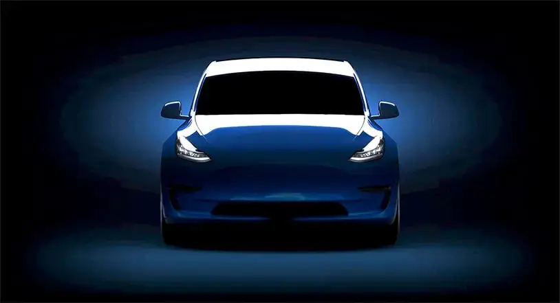 Tesla Model Y front view